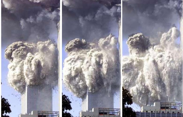 Towers explode